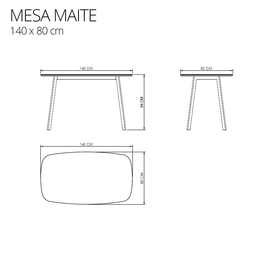 Mesa de comedor Maite Petiribí